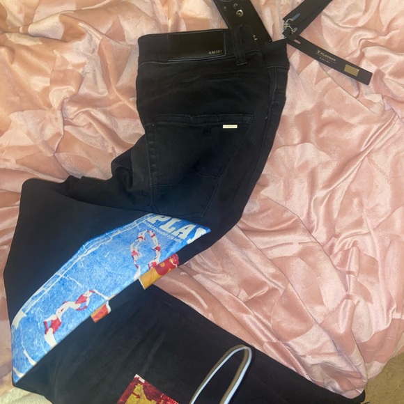 AMIRI MAGAZINE COVER JEANS BLACK - Picture 3 of 6